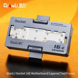 QIANLI ISocket Motherboard Middle Layer Test Stand for IPhone 16E Logic Board Function Diagnostic Double-deck Repair Tools Set