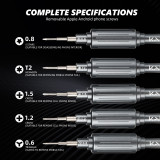kaisi 2D mobile phone repair screwdriver Apple triangle cross tail plug pentalobe screws