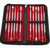 High-quality stainless steel clay sculpture knife carving tools wax carving set double-headed stainless steel clay carving tools
