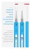 HZY 5in1 Knife Set CPU Glue Remover Motherboard Chip BGA Repair Blade Pry Knife Cleaning Scraping IC Chip Remove Tools 5pcs/Set