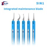 HZY 5in1 Knife Set CPU Glue Remover Motherboard Chip BGA Repair Blade Pry Knife Cleaning Scraping IC Chip Remove Tools 5pcs/Set