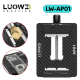LUOWEI LW-AP01 Carbon Fiber Motherboard Clamp High Temperature Corrosion Resistance Support IP and Android PCB Clamping Repair