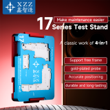 XZZ's layered test fixture for   iPhone 17 series