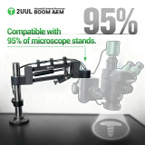 2UUL MS71 Adjustable Damping Microscope Boom Arm Compatible with 99% Microscopes Adjustable 360° Rotating Space-Saving