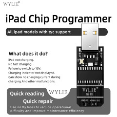 WYLIE IPad Chip Programmer All Ipad Models With Tyc Support NoFast Charging No Fly Lines Computer Reads The Fix Quickly