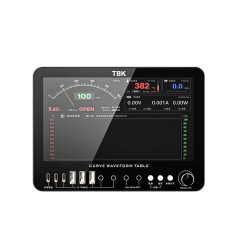 Maxgeek 7-Inch Curve Ammeter Vehicle Key Frequency Measurement Simple Oscilloscope Diode Charging Detection Meter with Shell
