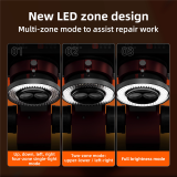 YCS 6558 partitioned LED light source 144 LEDs