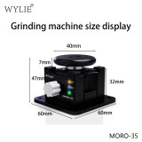 WYLIE MORO-35 Magic Disc Polishing/Grinding Machine for Tweezers Blade Test Probes Repair Tool Metal Wood Jade Grinding Tool
