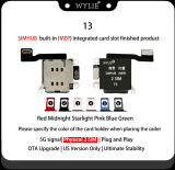 Wylie IP12 to 16 Built-In R-SIM DB Double SIM MEP SED iC Flex Cable SIM Card Management Accessory for iPhone
