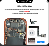 Wylie IP12 to 16 Built-In R-SIM DB Double SIM MEP SED iC Flex Cable SIM Card Management Accessory for iPhone