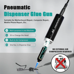 NASAN 30ml 10ml Dispensing Gun Kit Air Glue Gun Single Liquid Gun Manual Liquid Dispenser Squeeze Glue Gun Manual Caulking Gun