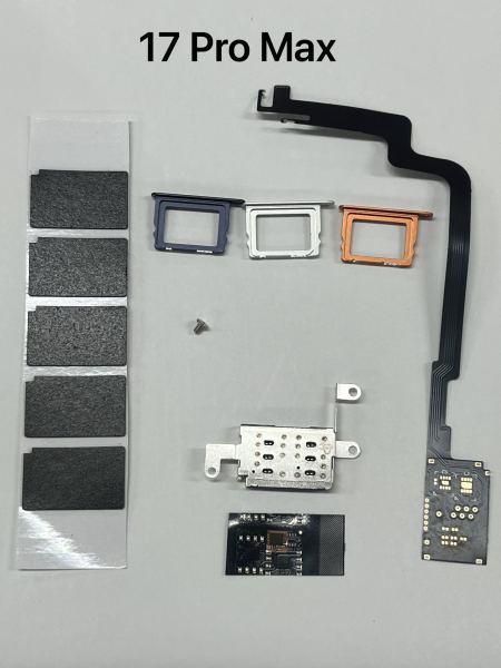 Finished SIM Card Adapter Sticker for iPhone 14/15/16/17 – No Soldering Required, Direct Install