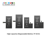 JCID Self-Designed Diagnosable Battery For iPhone 11 12 13 14 15 Pro Max Plus Mini 100% Health No Soldering Easy Installation