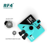 RF4 Newly Upgraded 2023 New Microscope Knob 6 Gears Accurately Lock 7-50X Magnification Zoom Triocular RF-7050PRO