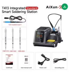 AIXUN T413 Smart Soldering Station 200W Integrated Intelligent Precision T245 Handle for PCB Precision Welding Repair