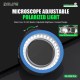 RELIFE RL-033E Pro Dual Polarization Microscope Ring Lamp for Soldering Repair Stereo Microscopes Light Source
