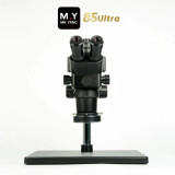 YCS 85 Ultra Microscope 6.3-68X Continuous Zoom for Mobile Repair Motherboard PCB Electronic Component Repair Inspection Too