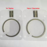 5 Sets Magnetic Back Glass Housing Cover For iPhone 13 14 15 16 Pro Mini Plus, Magnetic Ring Replacement for iPhone 12 Pro Max