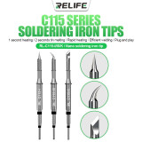 Relife C115 I/IS/K Tips Station Soldering Iron Repair PCB IC Tools Professional Soldering Station Tools For Phone Repair