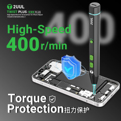 2UUL SD15  Espresso Electric Screwdriver Set Designed for Phone Repair