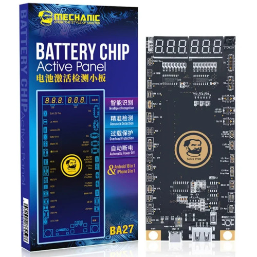 MECHANIC BA27 Battery Activation Detection Board For iPhone 6-16 Pro Max Android Phones Motherboard One-click Activation Repair