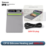 CP10 150W LCD Screen Separator Heating Plate with Dust Reveal Light 10.5  Soft Silicone Pad Phone Screen Repair Tool