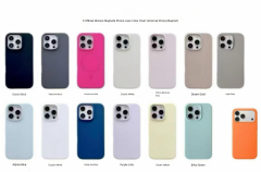 Official silicone protective phone cases 4 side cover case for iPhone 17 series Silicone case