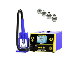 Soldering Hot Air Gun MECHANIC 861DW Max for Phone Motherboard PCB Welding Desoldering Station HD LCD Twin Turbo Repair Tool