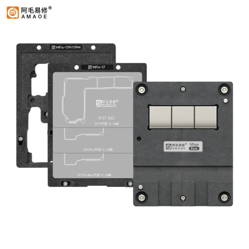 Amao MFix Fixture – Motherboard Repair Jig / Mid-layer Reballing Platform for iPhone 15–17 Pro Max