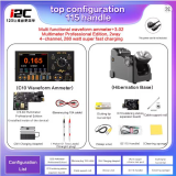 I2C C10 Multifunction Waveform Ammeter for Motherboard PCB Repair Current Voltage Measurement Diode Testing Soldering Tool