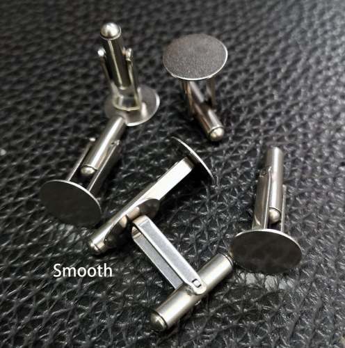 304 stainless steel 8mm 10mm 12mm  Flat pad French cufflinks blank,Fully polished cufflink base, Brass Cufflinks Bezel Setting(3010464)