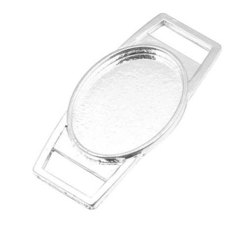 100/200pcs 18*25mm  Shoelace Charm Kits Oval Shoe Lace Charms,bracelets blanks,wholesale