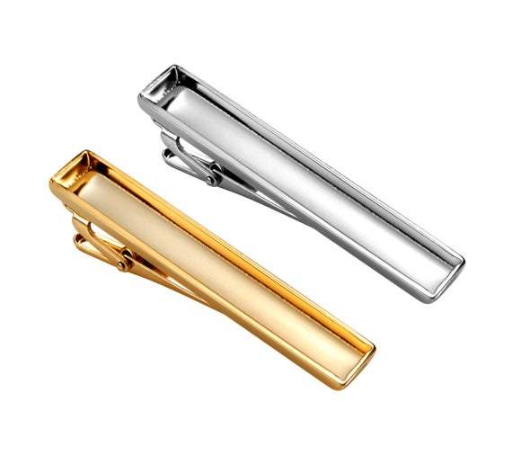High quality  Tie Bar For Mens Tie clips High-grade Clamp Business Wedding Tie Clip,DIY Jewelry.Suitable for resin work DIY
