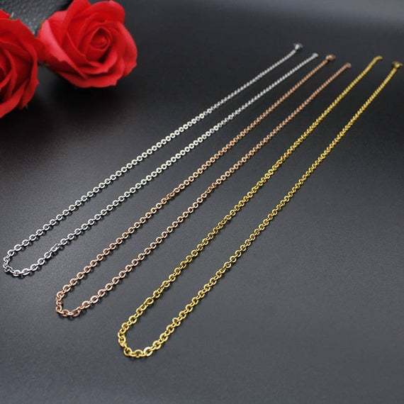 Titanium steel Chain, Bulk Chain, Jewelry Making Chain, Fine Chain, O Links, Hypoallergenic, Lot Chain,necklace Chain