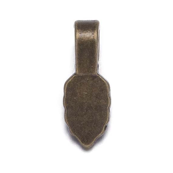 WHOLESALE Bails-100/200/500pcs  Small Glue On Jewellery Bails Silver Plated Stick On Pendant Pad Settings, Jewellery Making Bails Findings
