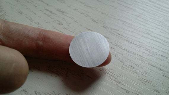 0.49 each - 22mm Blank Stainless steel Floating Locket Window Plate, Blank Window plate,  Floating charms
