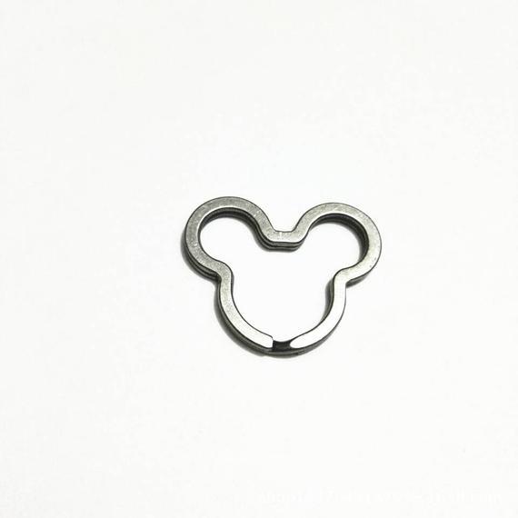 Silver Key Ring Findings -Key Chain Split Ring Key Ring - Bulk Lot Wholesale Keychain Findings Supply
