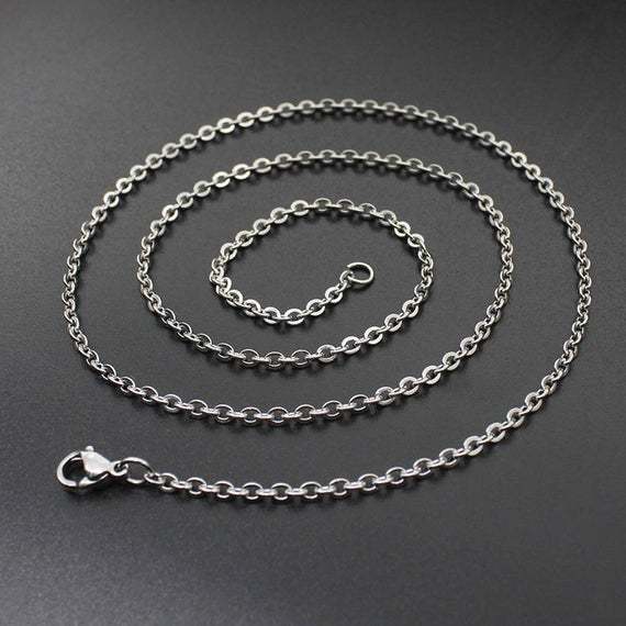 Titanium steel Chain, Bulk Chain, Jewelry Making Chain, Fine Chain, O Links, Hypoallergenic, Lot Chain,necklace Chain