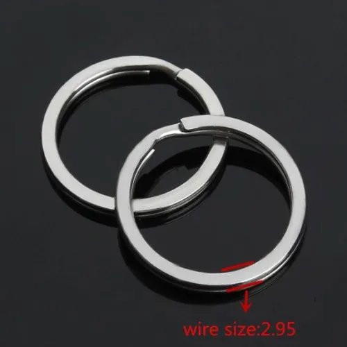 Stainless steel Key Ring Key Chain Round Split keychain Split rings 28mm or 30mm