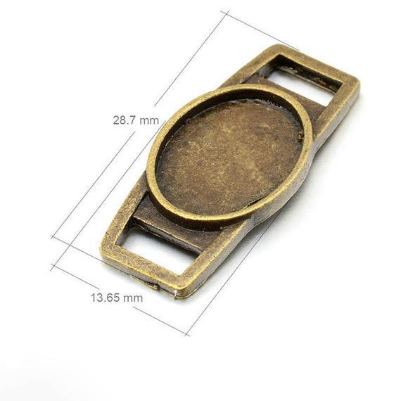 100/200/500pcs 12x15mm  Shoelace Charm Kits Oval Shoe Lace Charms,bracelets blanks,parparacord bracelets,wholesale