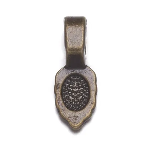 WHOLESALE Bails-100/200/500pcs  Small Glue On Jewellery Bails Silver Plated Stick On Pendant Pad Settings, Jewellery Making Bails Findings
