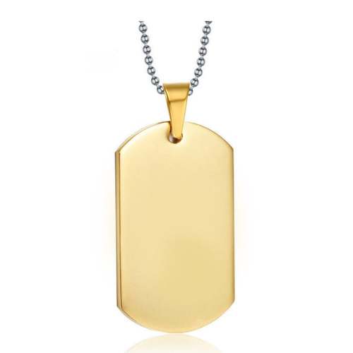 Titanium steel Dog Tags Discs Stamping Blanks Dog Tag Blanks Stamping Blanks 18K Gold Plating Tags Blank Dog Tags,DIY Jewelry
