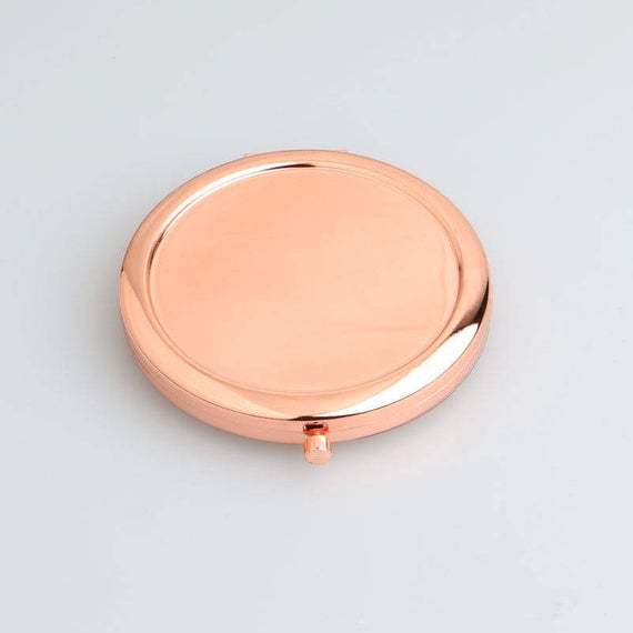 70mm Round Blank Pocket Mirror,Blank Compact Mirrors - Seconds - DIY,double side pocket mirror bezels tray,Personalized Mirrors
