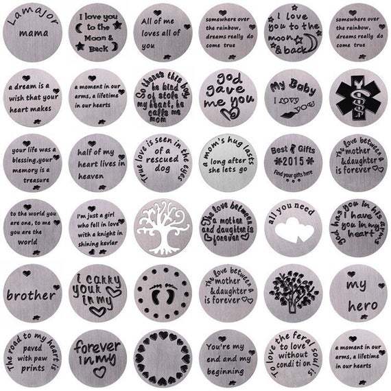 Stainless steel Floating Locket Plate, memory plate plate, 36 designs, Floating charms, Dia 22mm Fit for 30mm floating locket  5010049