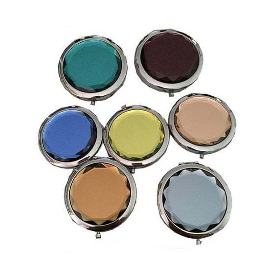 58mm round glass cabochon for DIY compact mirror jewelry supplies,Multicolor