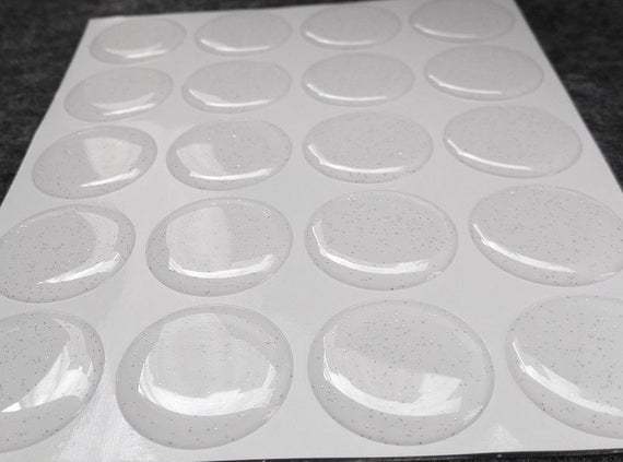 ON SALE-25mm High Quality Epoxy Dot Stickers 1 inch for Bottle Caps - Epoxy Domes, Epoxy Resin Dots, Epoxy Stickers