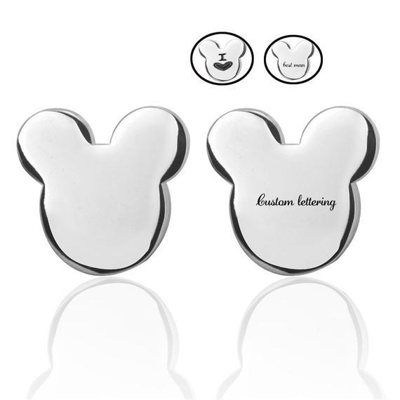 plane  French cufflinks blank, cufflink base, Copper Cufflinks Bezel Setting ,custom cufflinks