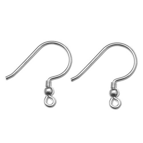 10 pairs Earring hooks, Sterling Silver French Hook Earwires S925