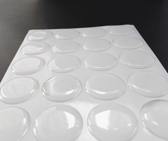 25*25mm High Quality 3D Clear Round Epoxy Stickers for Pendants and bracelet, Wholesale Pendant sticker,0.98  Inch,thick About 1.3mm