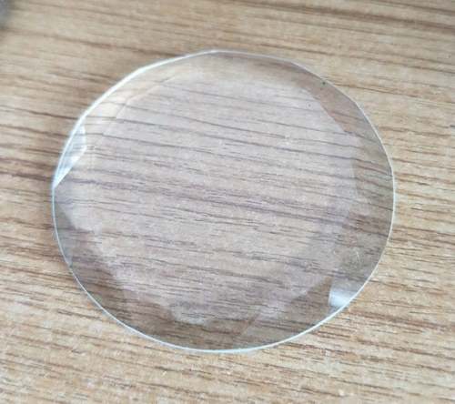 58mm round glass cabochon for DIY compact mirror jewelry supplies